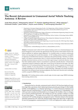 The Recent Advancement in Unmanned Aerial Vehicle Tracking Antenna: a Review