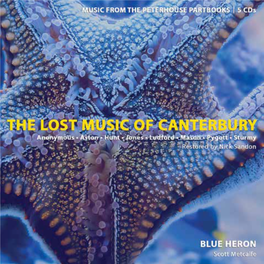 Lost Music of Canterbury