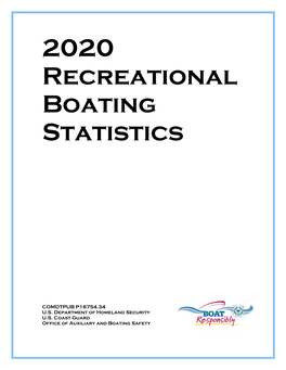 2020 Recreational Boating Statistics