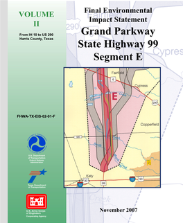 Grand Parkway State Highway 99 Segment E