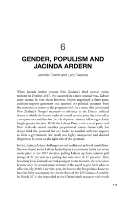 6. Gender, Populism and Jacinda Ardern