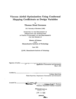 Viscous Airfoil Optimization Using Conformal Mapping Coefficients As Design Variables
