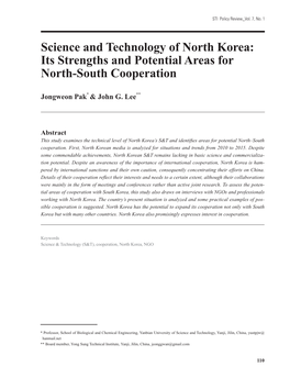 Its Strengths and Potential Areas for North-South Cooperation