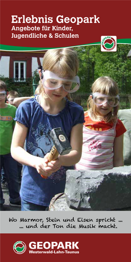 Erlebnis Geopark Angebote Für Kinder