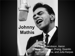 Johnny Mathis