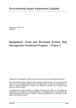 Environmental Impact Assessment (Update)