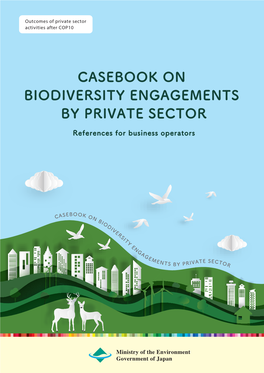 Casebook on Biodiversity Engagements by Private Sector [Pdf