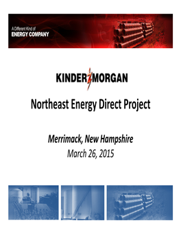 Kinder Morgan Power Point Presentation