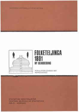 Folketeljinga 1801. Ny Bearbeiding