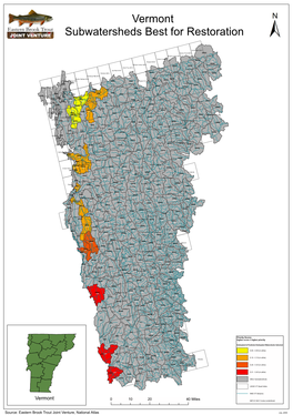 Vermont Subwatersheds Best for Restoration