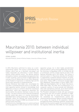 IPRIS Maghreb Bulletin 9