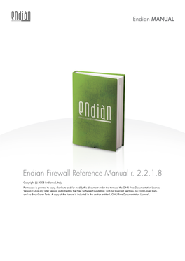 Endian Firewall Reference Manual R. 2.2.1.8
