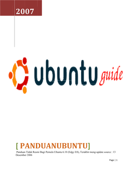 Panduan Ubuntu