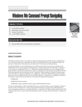 Windowsmecommandpromptna