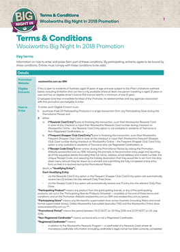 Terms & Conditions