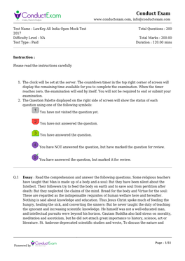 Conduct Exam Info@Conductexam.Com