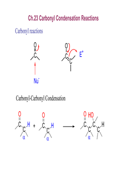 The Aldol Reaction