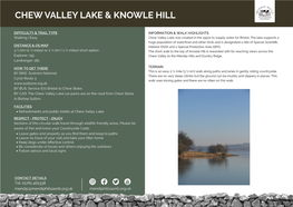 Chew Valley Lake & Knowle Hill
