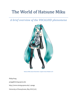 The World of Hatsune Miku