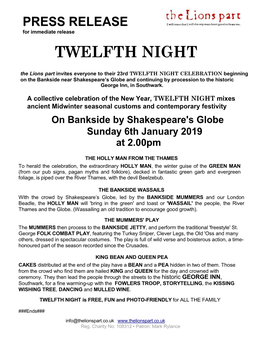 Twelfth Night