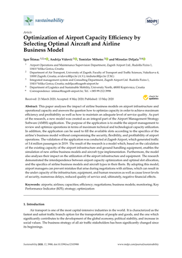 Optimization of Airport Capacity Efficiency by Selecting Optimal