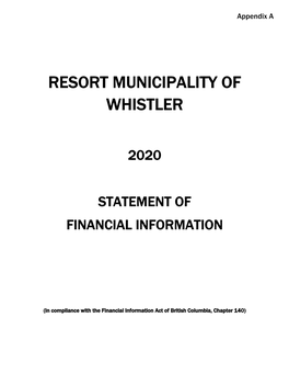 Resort Municipality of Whistler