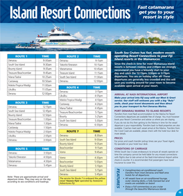 Island Resort Connections
