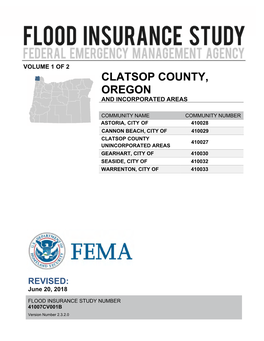 Clatsop County, Oregon and Incorporated Areas