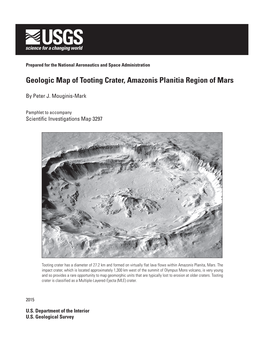 Geologic Map of Tooting Crater, Amazonis Planitia Region of Mars