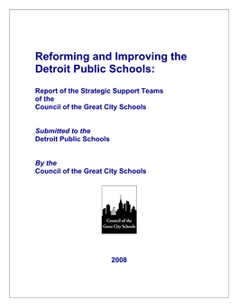 Reforming and Improving the Detroit Public Schools, Council