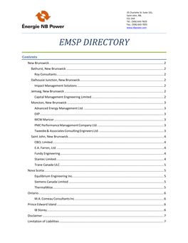 Emsp Directory