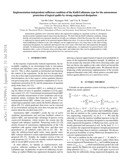 Arxiv:1711.02999V3 [Quant-Ph] 31 Jul 2018 Lowing