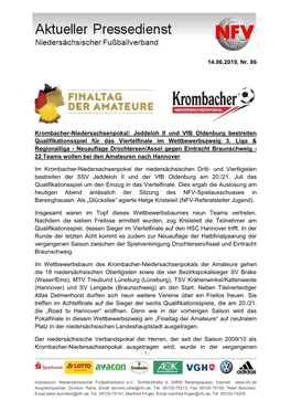 14.06.2019, Nr. 86 Krombacher-Niedersachsenpokal