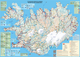 Cycling Map and Bicycle Service Around Iceland