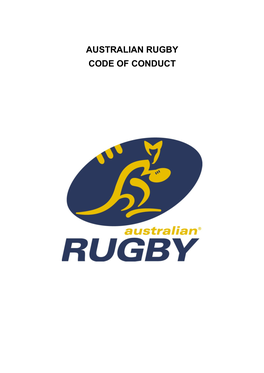 Australian Rugby Code of Conduct