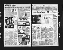 BUSINESS Quotations Review 1982 Events in Manchester Jan