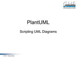 Introduction to Plantuml