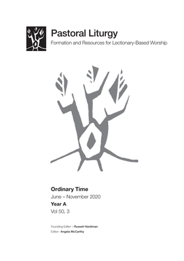 Pastoral Liturgy Vol 50.3