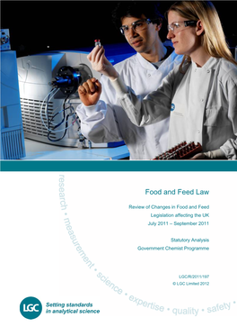 Food and Feed Law