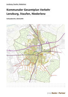 Kommunaler Gesamtplan Verkehr Lenzburg, Staufen, Niederlenz