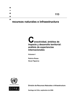 Conectividad, Ámbitos De Impacto Y Desarrollo Territorial: Análisis De Experiencias Internacionales