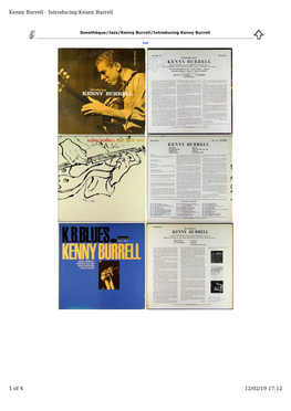 Kenny Burrell - Introducing Kenny Burrell