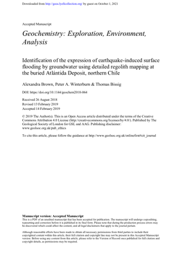 Identification of the Expression of Earthquake-Induced Surface