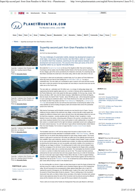Superalp Second Part: from Gran Paradiso to Mont Avic - Planetmount