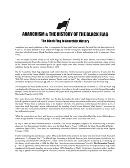 History of the Black Flag