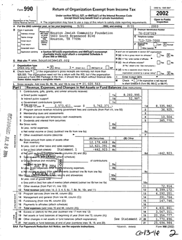 Return of Organization Exempt from Income Tax OMB No 1545 0047