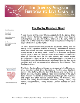 The Bobby Bandiera Band Host Committee