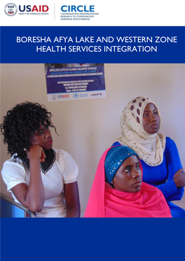 Boresha Afya Lake and Western Zone Health Services Integration Boresha Afya Lake and Western Zone Health Services Integration