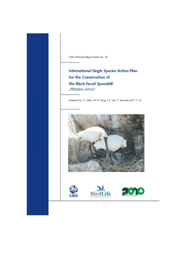 International Single Species Action Plan for the Black-Faced Spoonbill