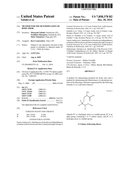 (12) United States Patent (10) Patent No.: US 7,858,378 B2 Yabuki Et Al